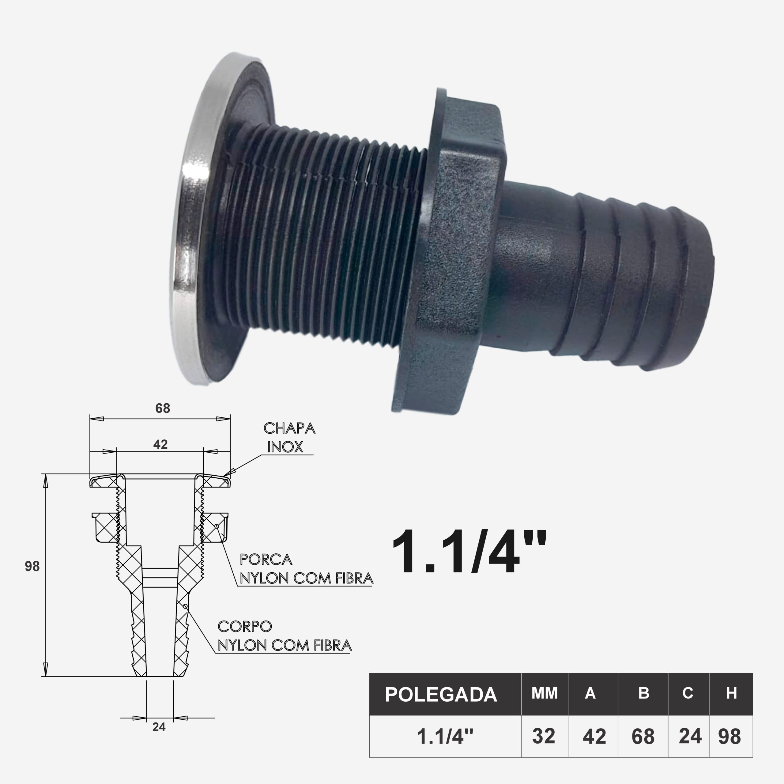 SAÍDA DE ÁGUA 1.1/4″